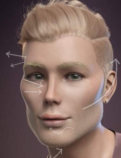 Retouch Face Morphs for Genesis 8 Males