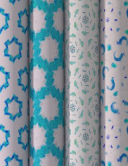 ShaaraMuse Fabrics: Soft Geometrics