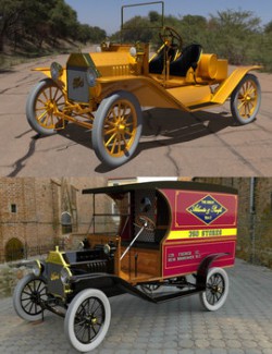 FORD T BUNDLE 02 for DAZ Studio