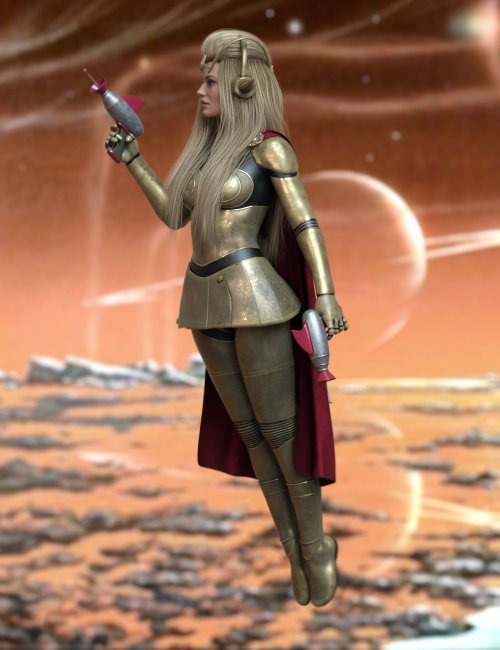 Galactic Sci-Fi Suit for Genesis 8 Female(s)