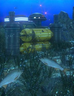 Sci-Fi Underwater Base