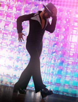 dForce Disco Boogie Outfit for Genesis 8 Males