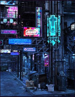 Cyberpunk Back Alley Bundle