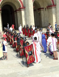 Now-Crowd Billboards- Roman Legionaries Guarding (Roman Legion Vol IV)