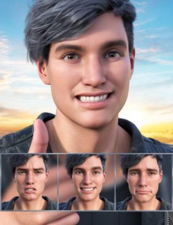 New Faces Expressions for Genesis 8.1 Male and Michael 8.1