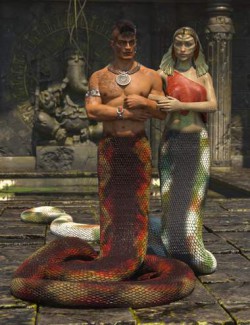 Lamia Mania- Textures for Lamia Tail and Clothes