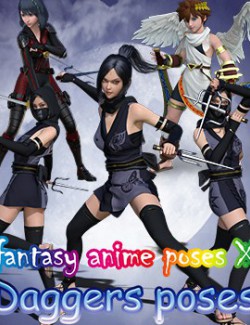 Fantasy Anime Poses X _ Daggers poses for G8F G8M