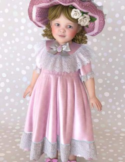 dForce Petite Style Dolly Dress for Genesis 8 Females