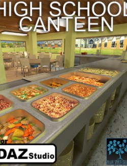 High School Canteen for Daz