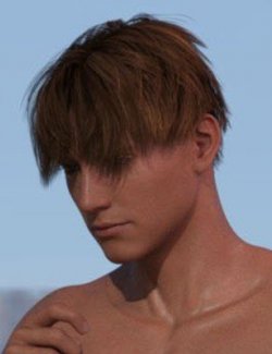 Adrian John Hair For Genesis 8.1 & 8 Male