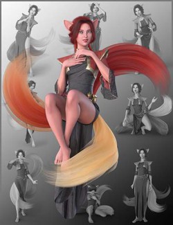 Foxfire Poses for Kiko 8.1 and Genesis 8.1 Females