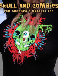 Skull and Zombies for Greybro's Graphic Tee