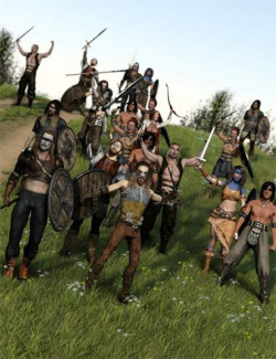 Now-Crowd Billboards- Barbarian Warriors Cheering (Barbarian Warriors Vol II)