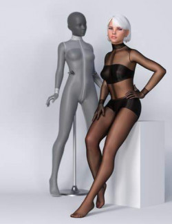 Lali's Bodystocking 03 with Gloves for Genesis 8.1