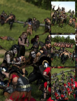 Now-Crowd Billboards - Barbarian Warriors Bundle