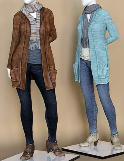 Everyday 01 dForce Clothing Set for Genesis 8 Female