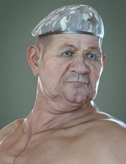 Colonel Kirk HD for Genesis 8.1 Male