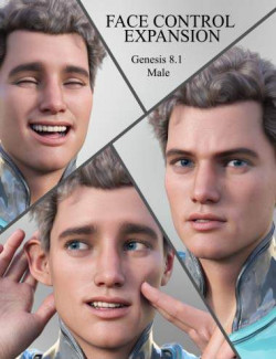 Face Control Expansion for Genesis 8.1 Male