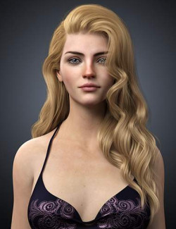 Ethel Hair for Genesis 8 and 8.1 Female