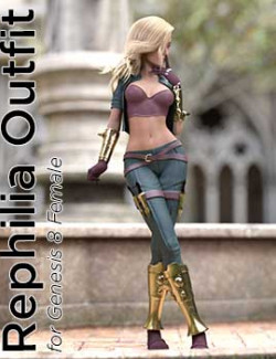 dForce Rephilia Outfit for G8F