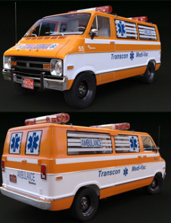 CANONBALL VAN for DAZ Studio