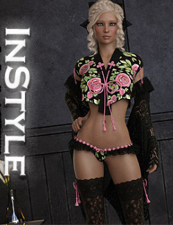 InStyle - dForce Flower Lingerie G8F