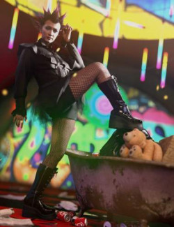 dForce Club Kid Outfit for Genesis 8 and 8.1