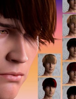 Zac Hair For Genesis 8.1 and 8 Male