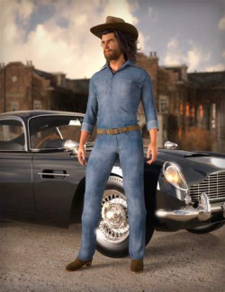 MD dForce Classic Jeans Outfit for Genesis 8 and 8.1 Male