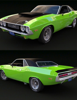 DODGE CHALLENGER 1970 for DAZ Studio