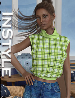 InStyle- dForce Sleeveless Pullover for Genesis 8 Female(s)