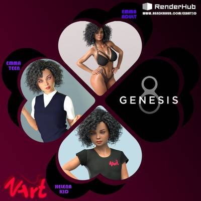 Click here to see preview images for "Emma Characters For Genesis 8 Female" Emma Characters For Genesis 8 Female