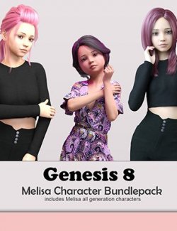 Genesis 8 Melisa Character Bundle Pack