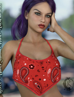 dforce - Basics - Summer Halter - Genesis 8