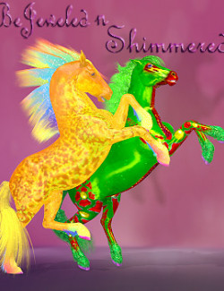 FL-RD BeJeweled-n-Shimmered for the HW Horse