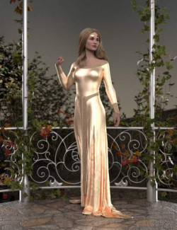 dForce Elven Dress for Genesis 8 and 8.1 Females