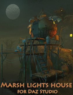 Marsh lights house for Daz Studio