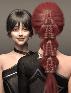 Hui Hair for Genesis 8 and 8.1 Females