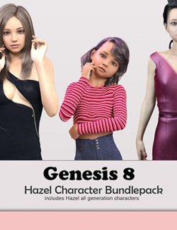 Genesis 8 Hazel Character Bundle Pack