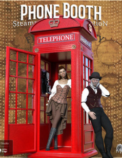 Steampunk Collection Phone Booth DS