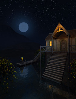 River house for Daz Studio