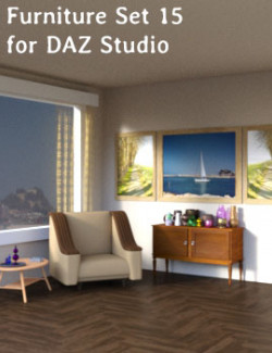 Furniture Set 15 for DAZ Studio