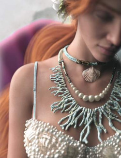 Under Sea Jewelry For Genesis 8 and 8.1 Females