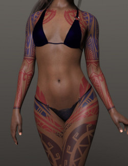 JMaki Female Tattoos for Genesis 8/8.1