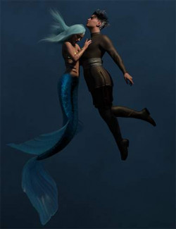 From Land and Sea Hierarchical Poses for Coral 8.1 and Genesis 8.1 Male