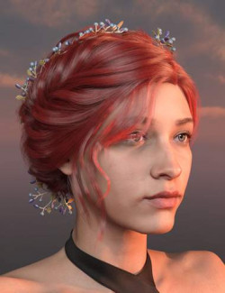 Lu Hair for Genesis 8 and 8.1 Females