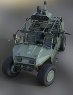 MIL ATV Vehicle Weaponry and Props