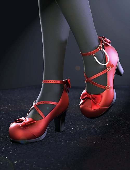 Sue Yee Cute High Heels for Genesis 8 and 8.1 Females