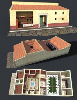 ROMAN PATRICIAN HOUSE for DAZ Studio