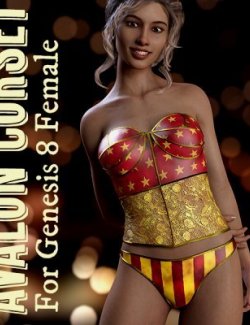 Avalon Corset For Genesis 8 Female